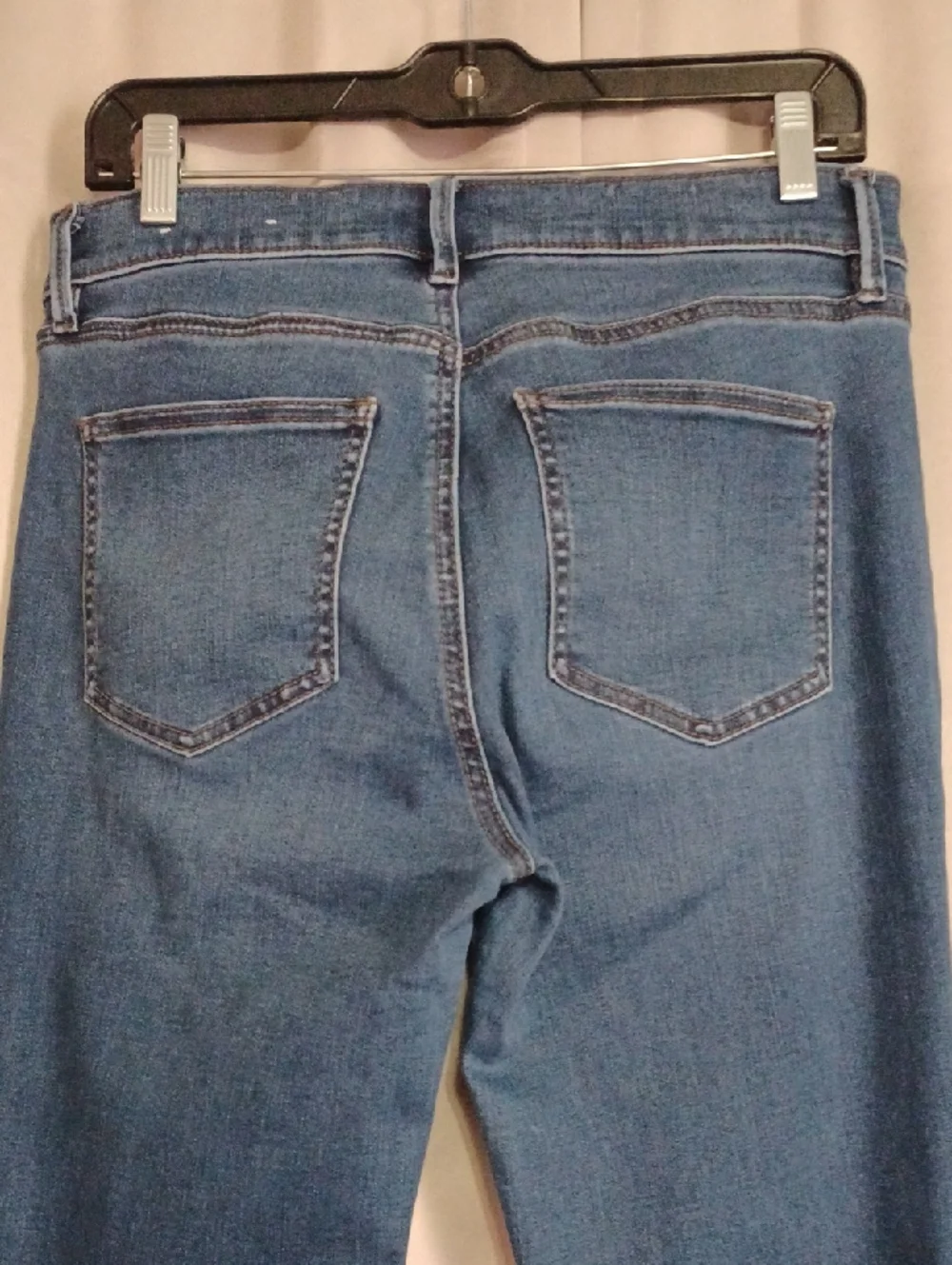 Ann Taylor Slim Bootcut Cotton Rayon Blend High Rise 5 Pocket Jeans Stretch Sz 8